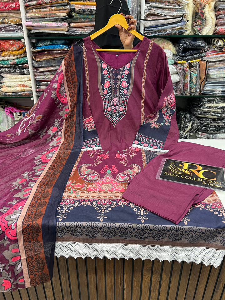 Cotton Ready to wear suits 2378