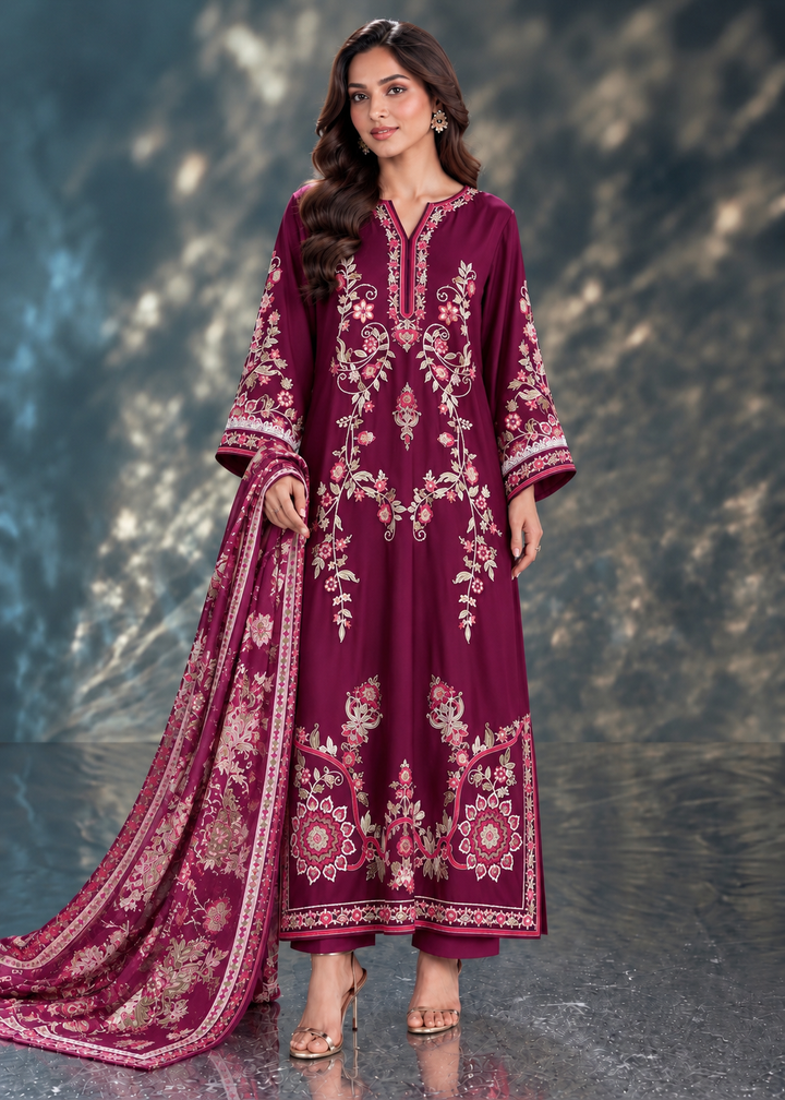 Embroidered Long Kaftan’s