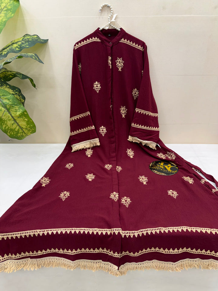 Imported crinkle dresses
