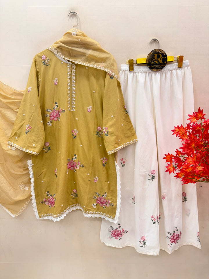 Cotton Embroidered Suits
