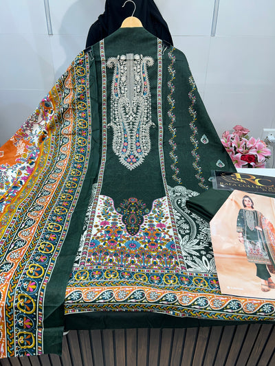 Semi Cotton embroided suit 1898