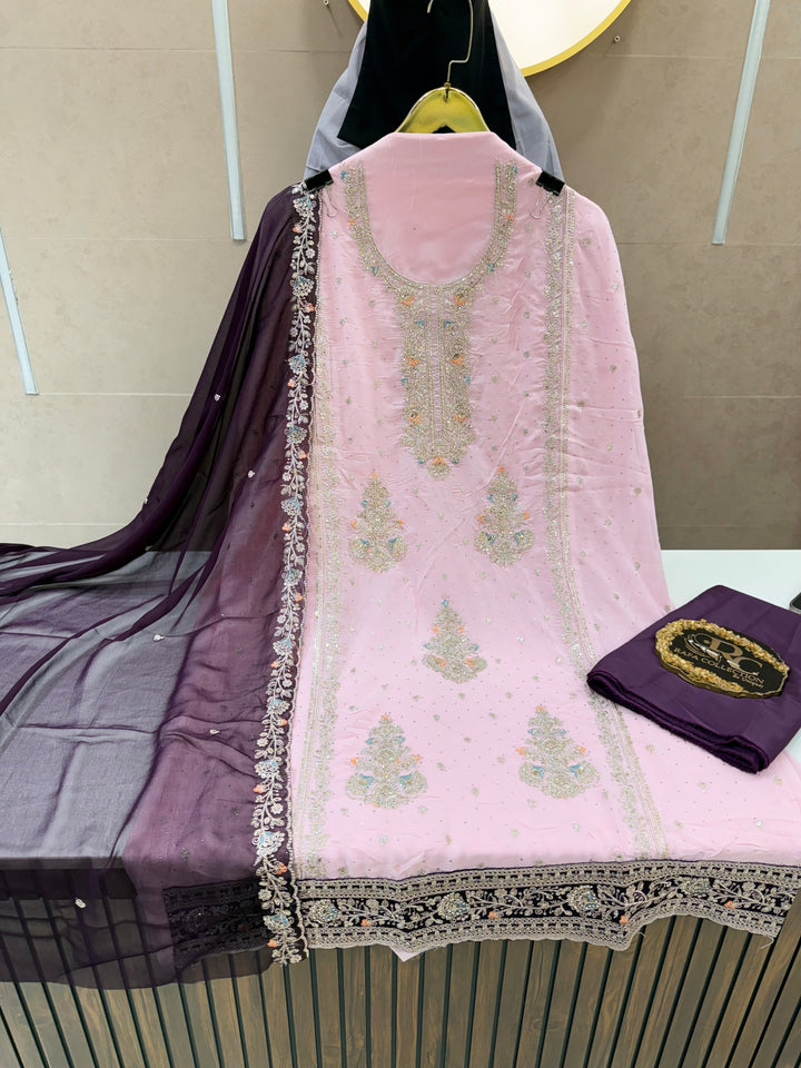 Georgette unstitched suits