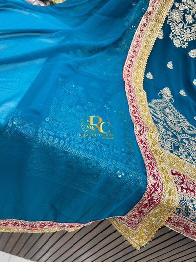 Georgette Unstitch Suit 1647