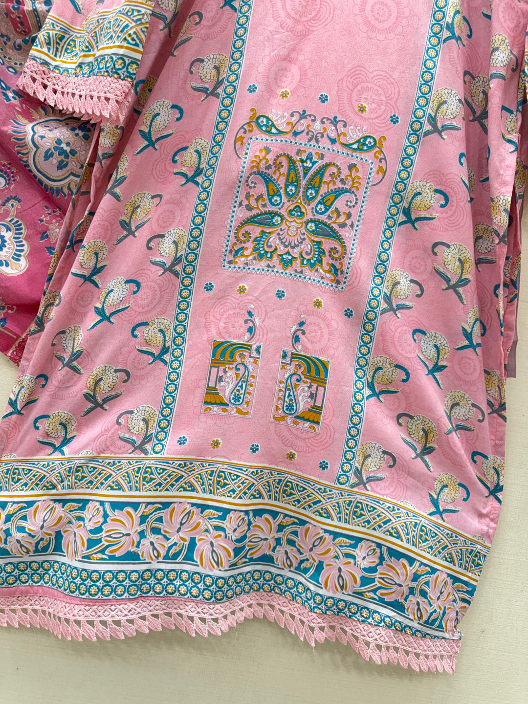 Semi Cotton printed Suits