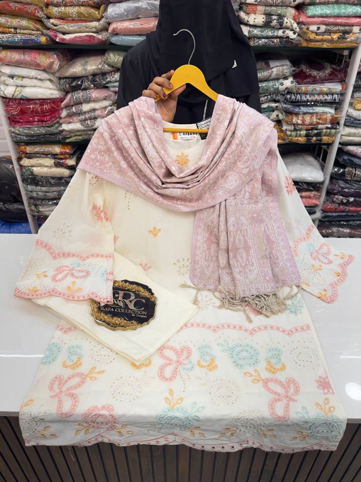 Chikankari pashmina sets 2567