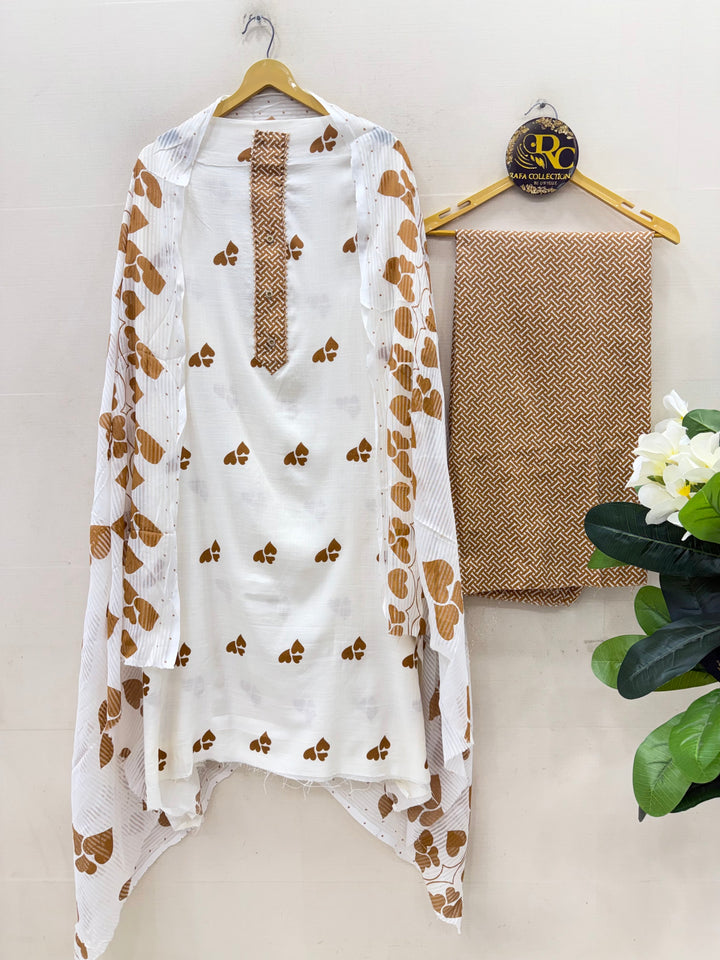 Slub Cotton Unstitched Suits