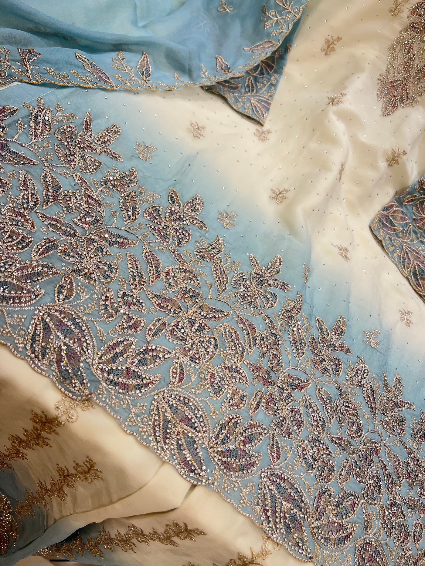 Pakistani party wear suits 17391