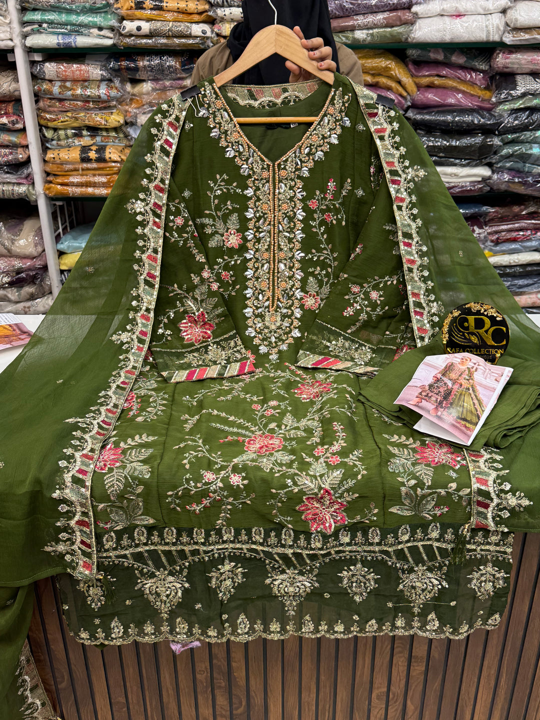 Pakistani handwork embellished collection 53473