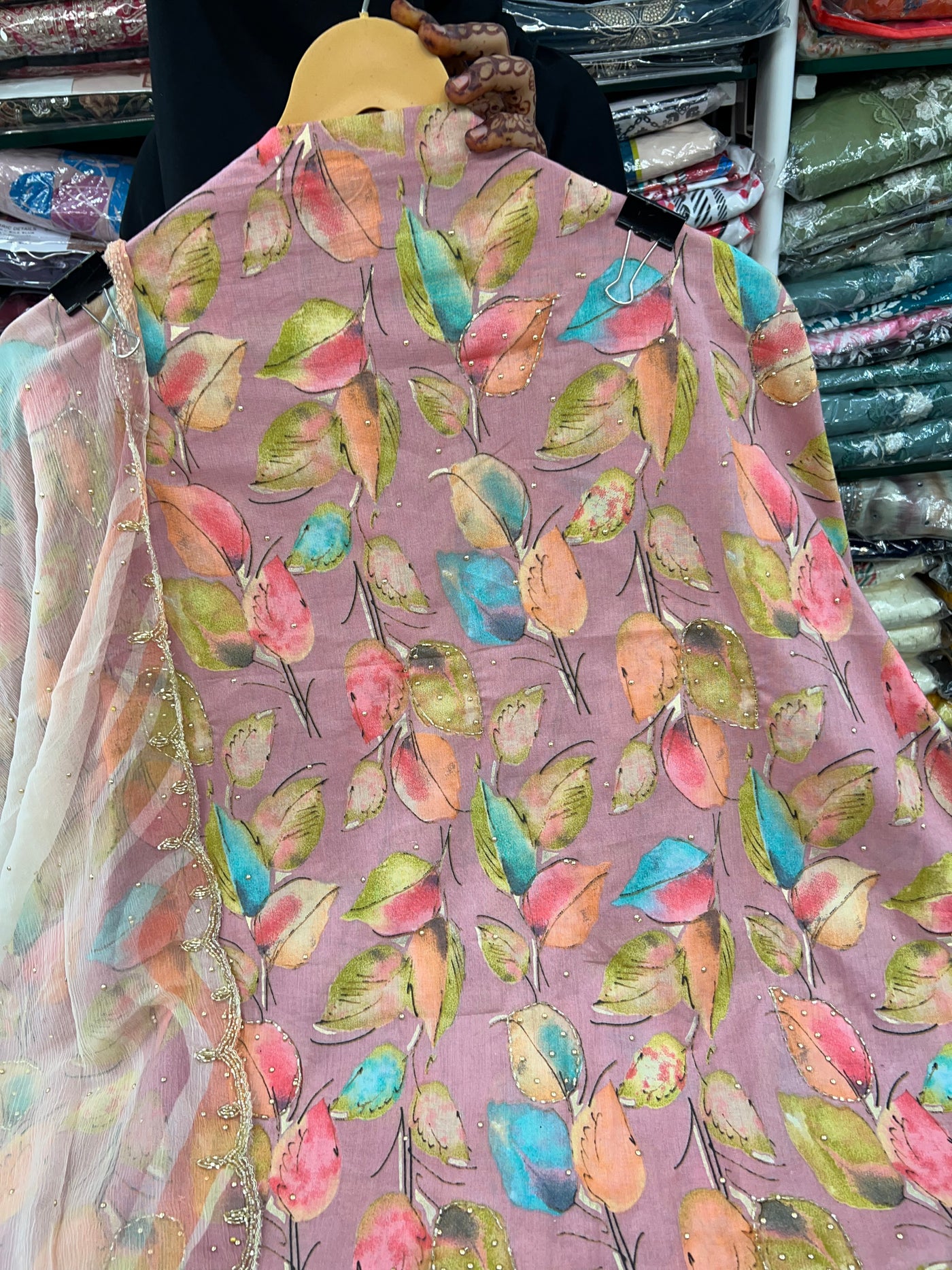 Cotton handwork suits 2133