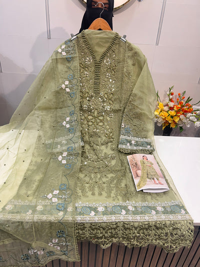 Pakistani cutwork suit 1648