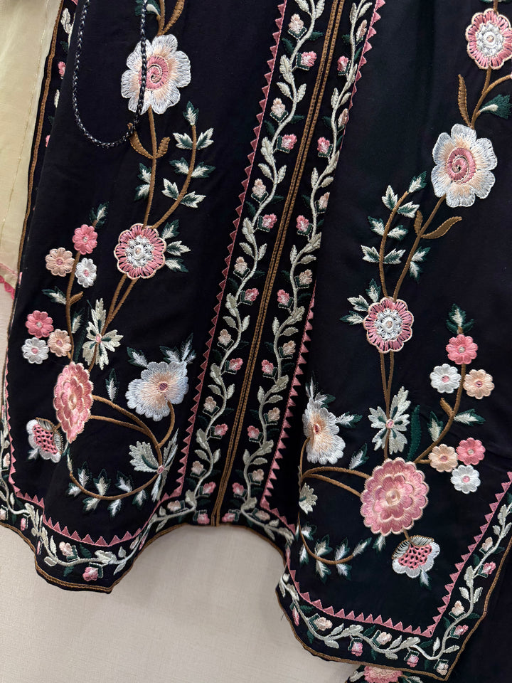Embroided Pakistani plazzo suits
