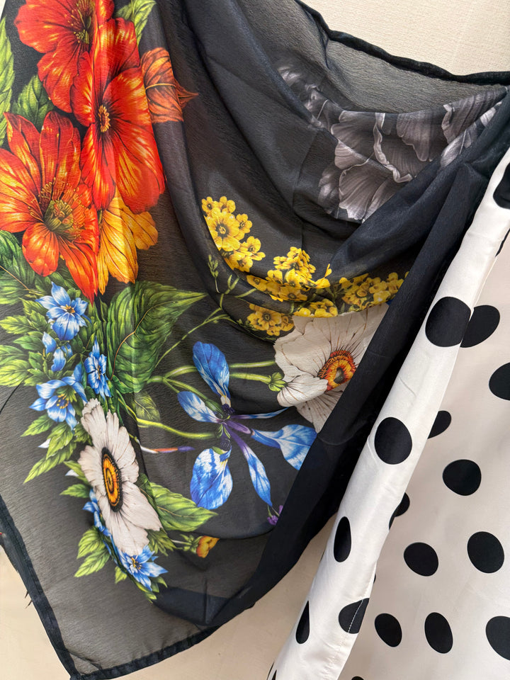 Satin Polka Dot Suits