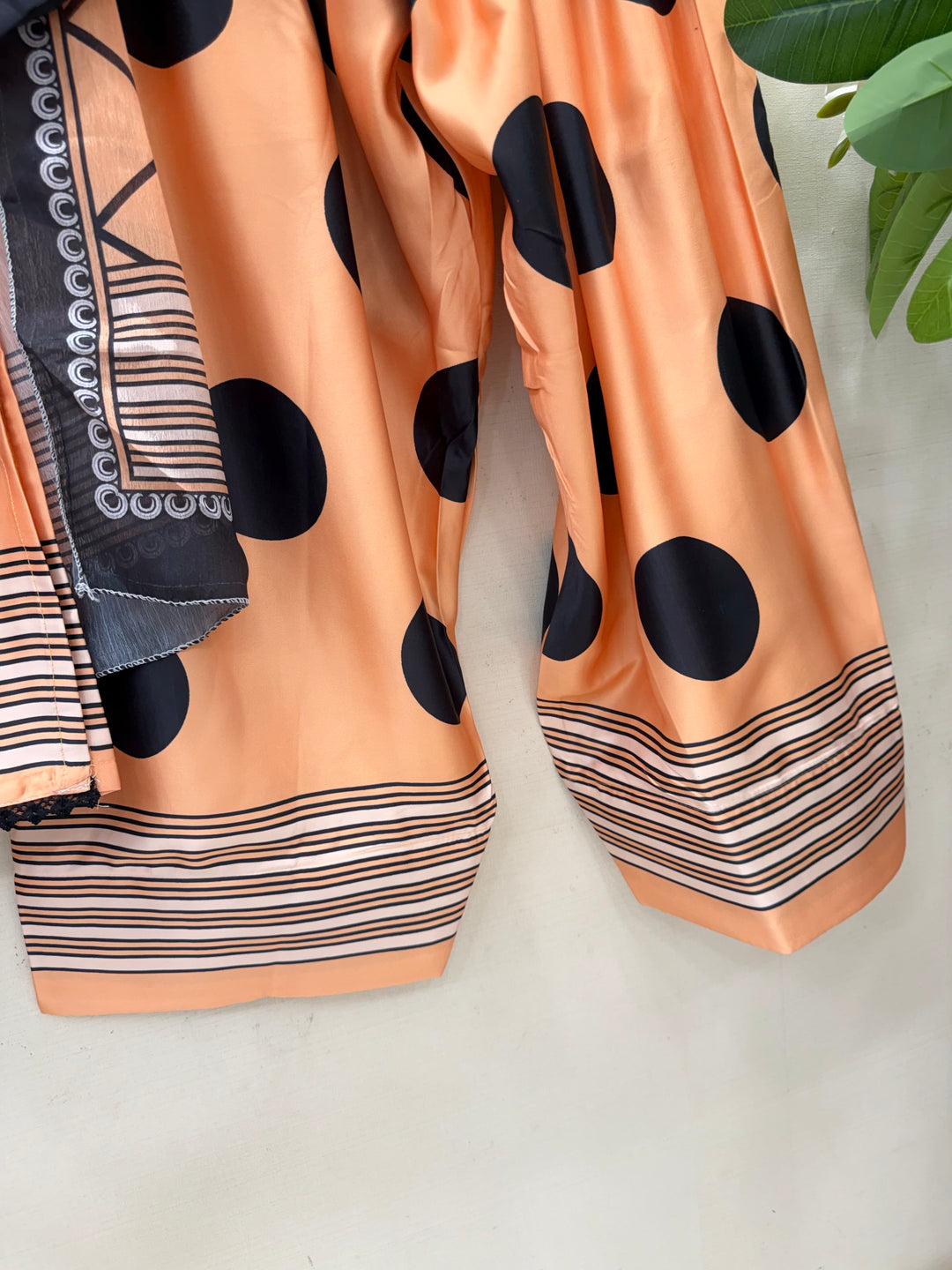 Polka dot farshi salwar suits