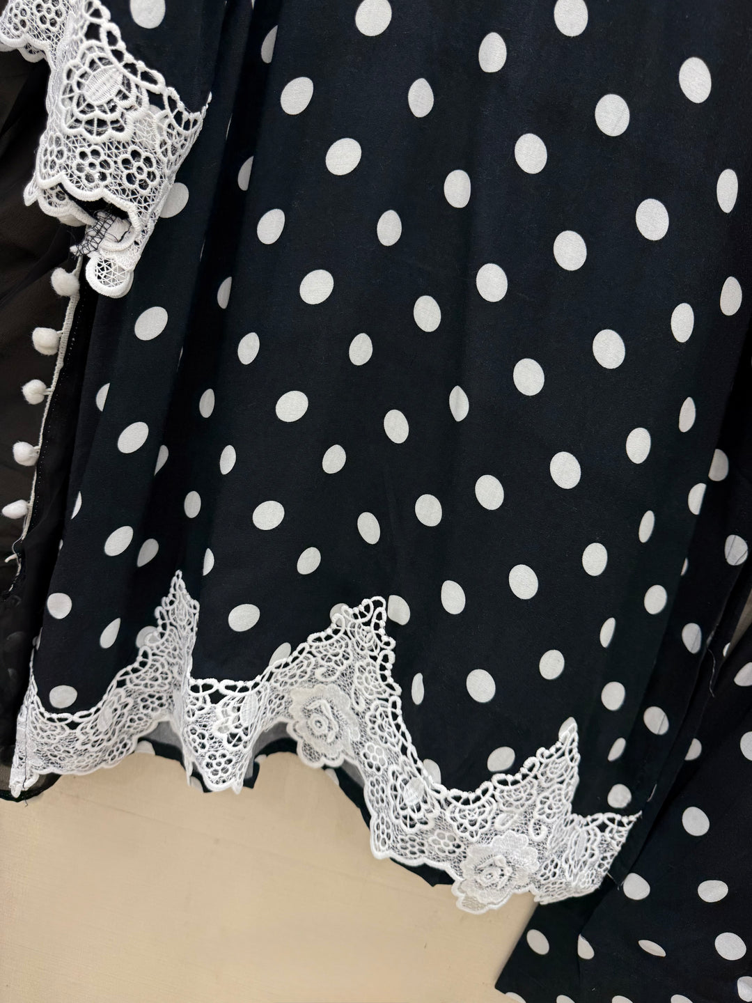 Polka dot farshi salwar suits