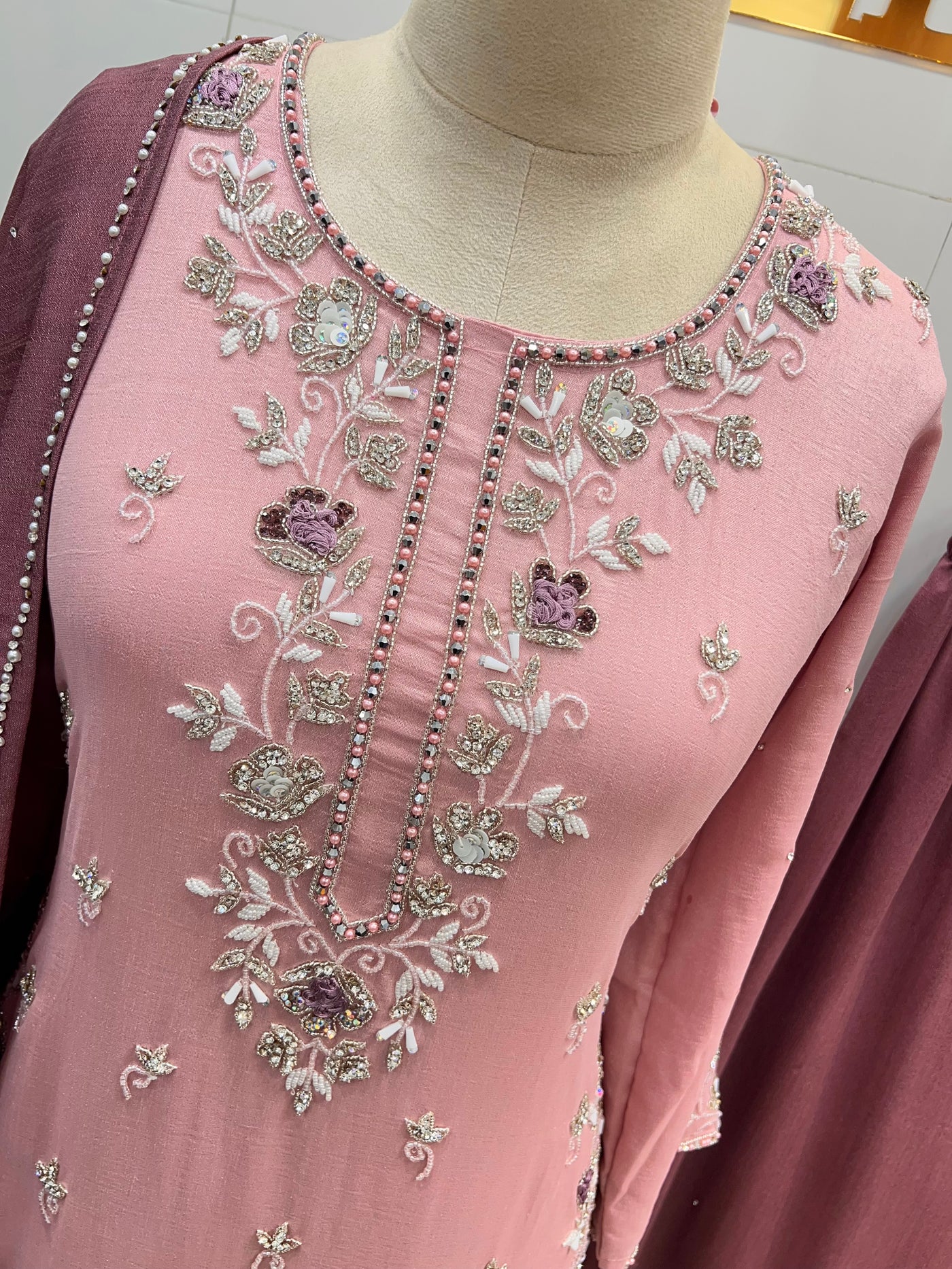 Wedding wear palazzo suit 2821