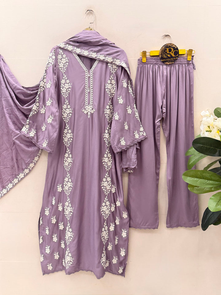 Lucknawi Long kaftan Suits