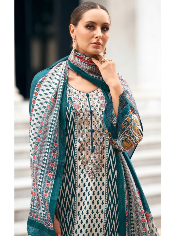 The hermitage cotton embroided suits