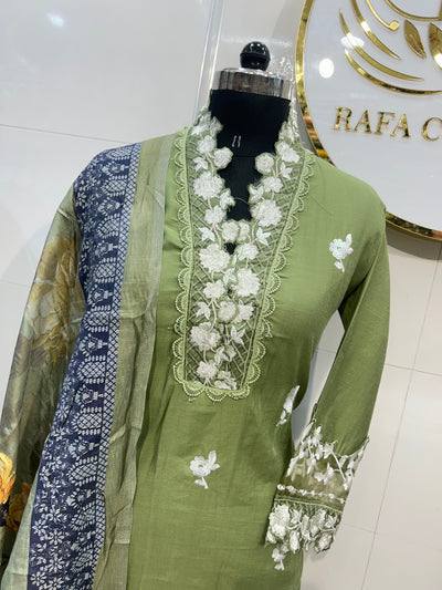 Embroidered Formals Suit 6005