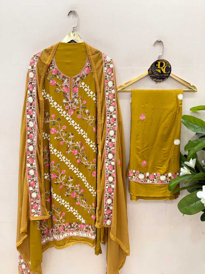 Kashmiri unstitched suits