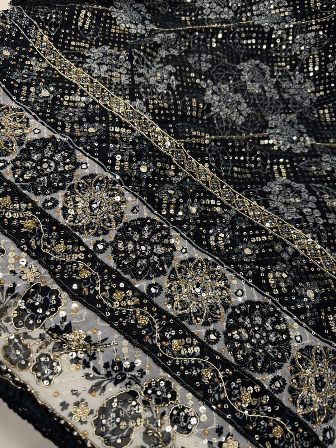 Organza Unstitched suits