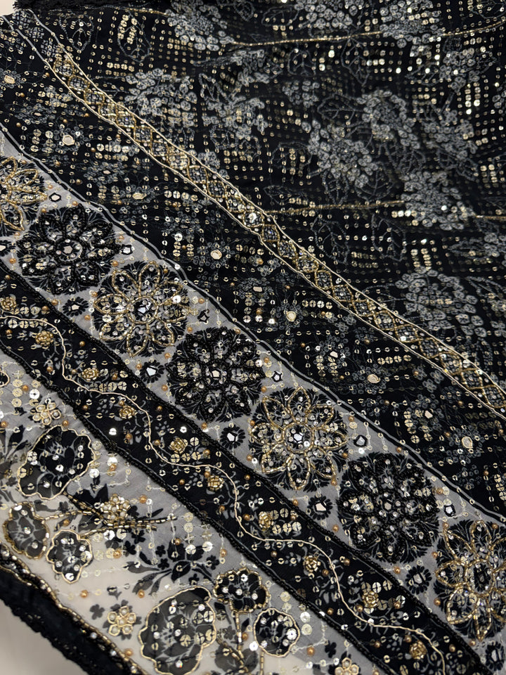 Organza Unstitched suits