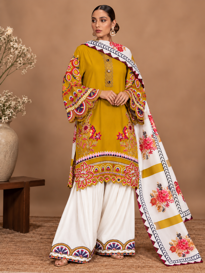 Embroidered Farshi Salwar Suits