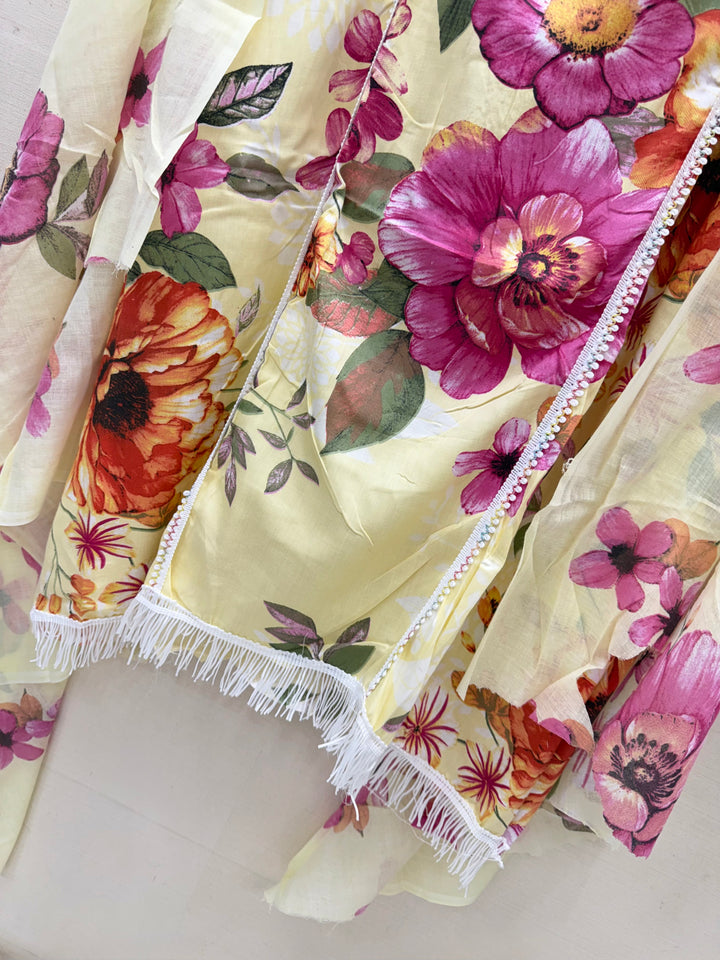 Cotton unstitched Suits