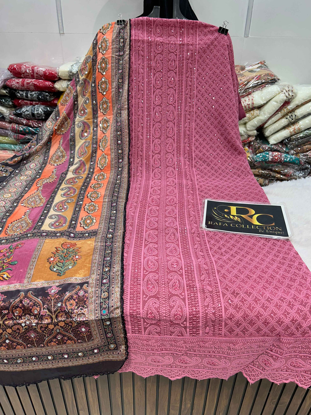 Georgette Unstich Suit 1218