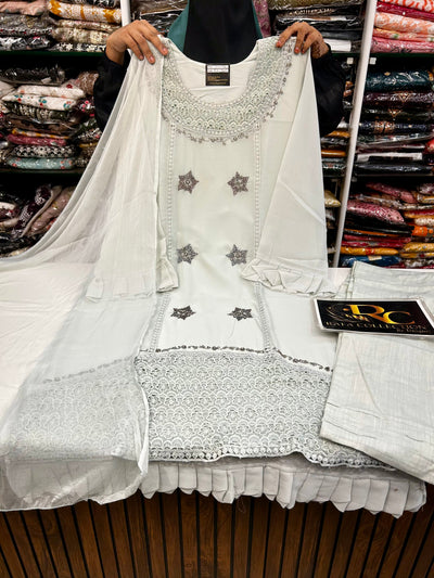Handwork Kurti Pant Set 325