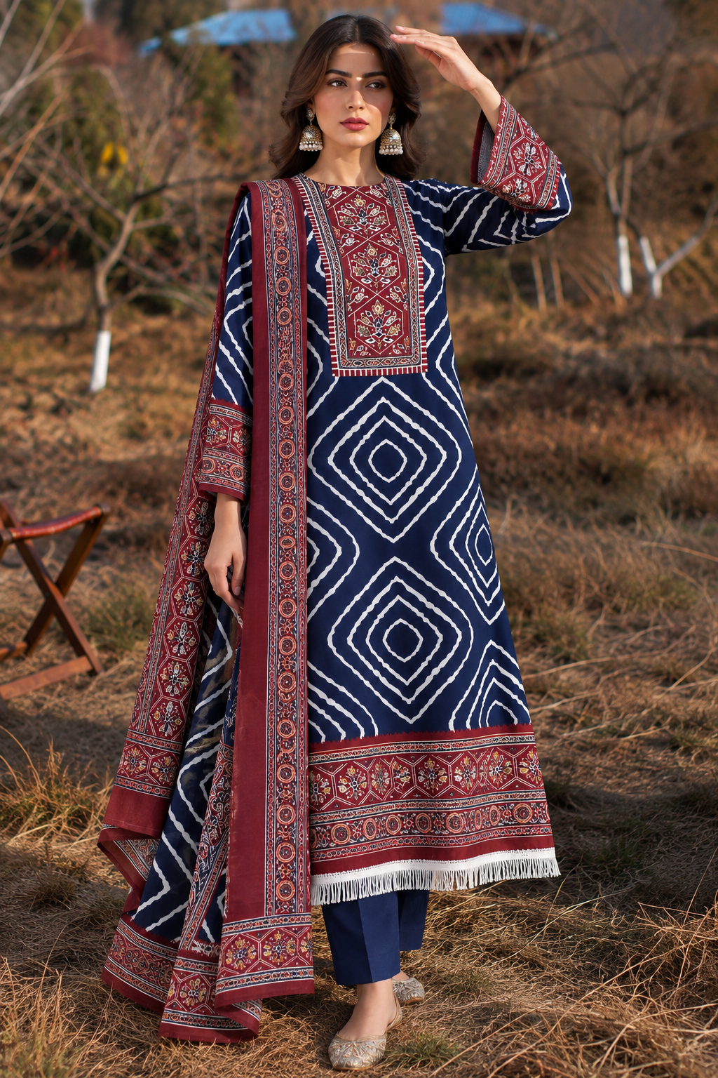 Cotton Unstitched Suits