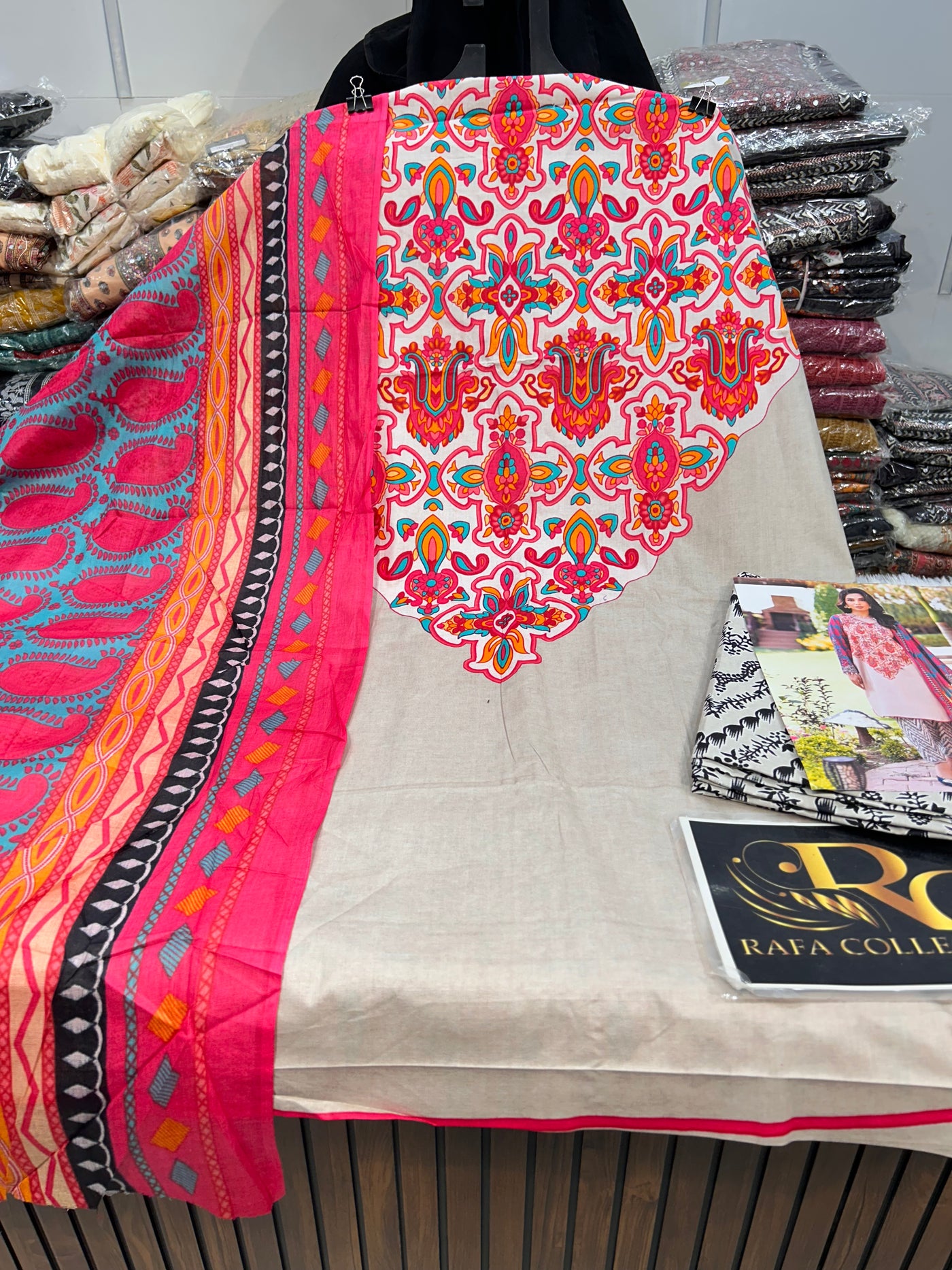 Cotton pakistani Unstitch Suit 1363