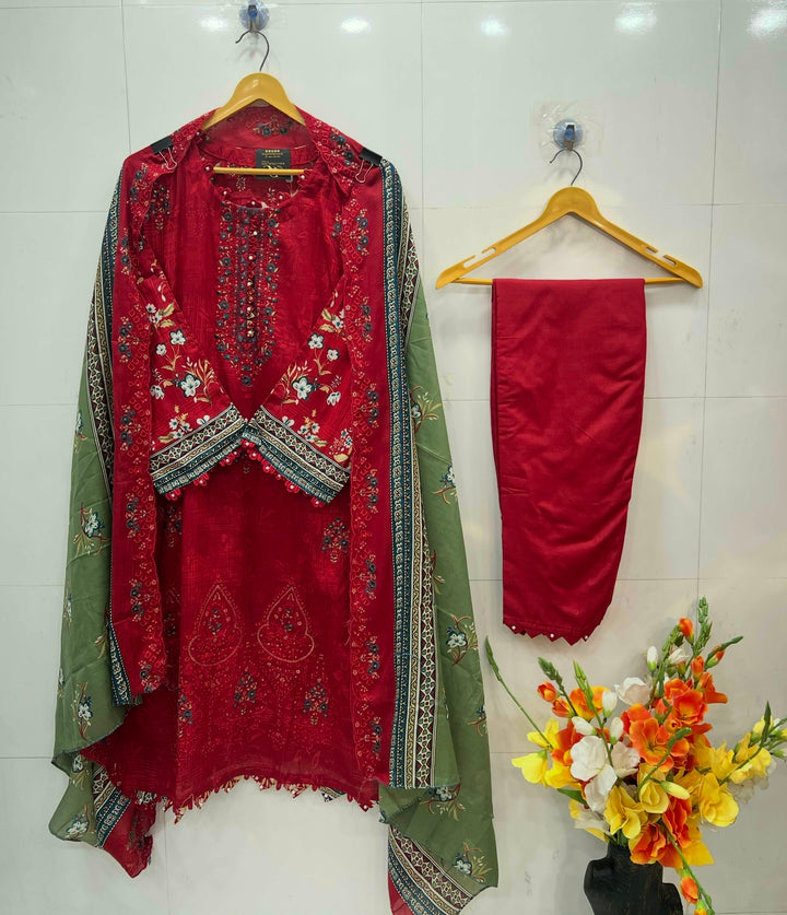 Pearl Handcrafted cotton Suits