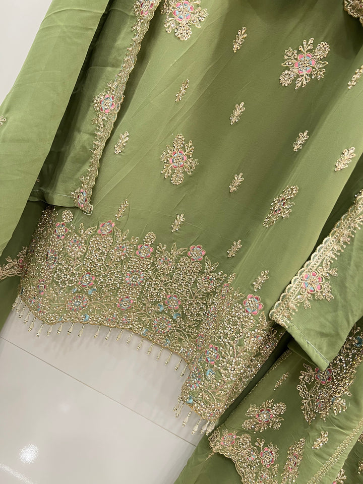 Party wear flaired plazzo suits 2822