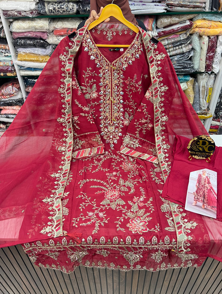 Pakistani handwork embellished collection 53473