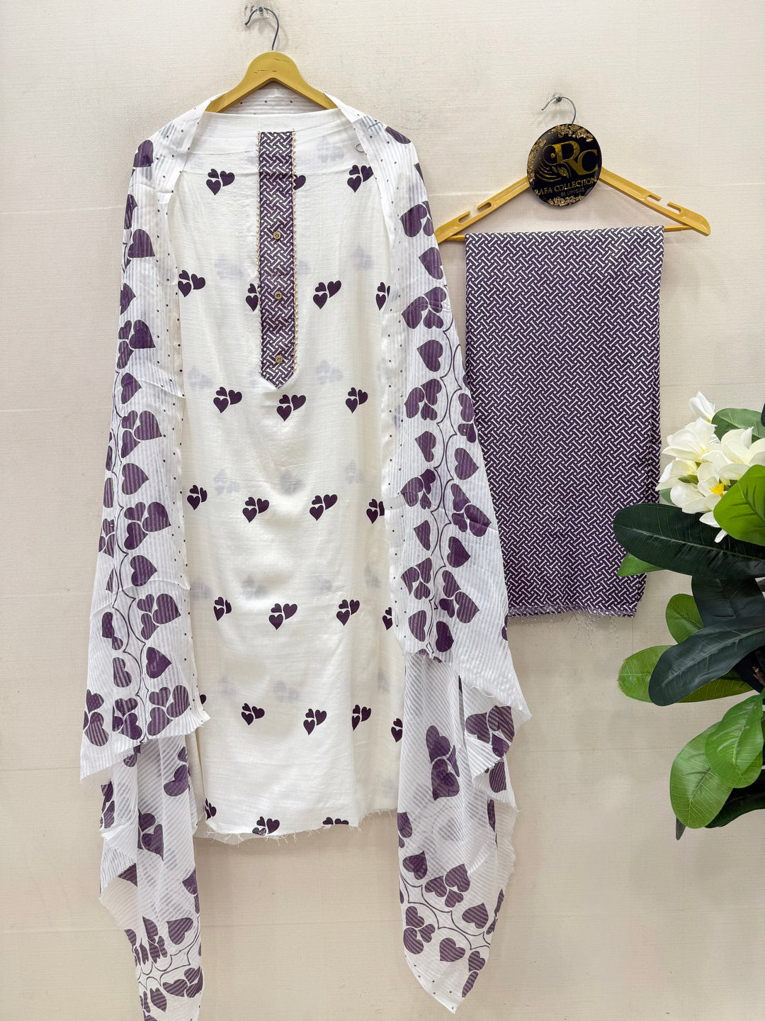 Slub Cotton Unstitched Suits