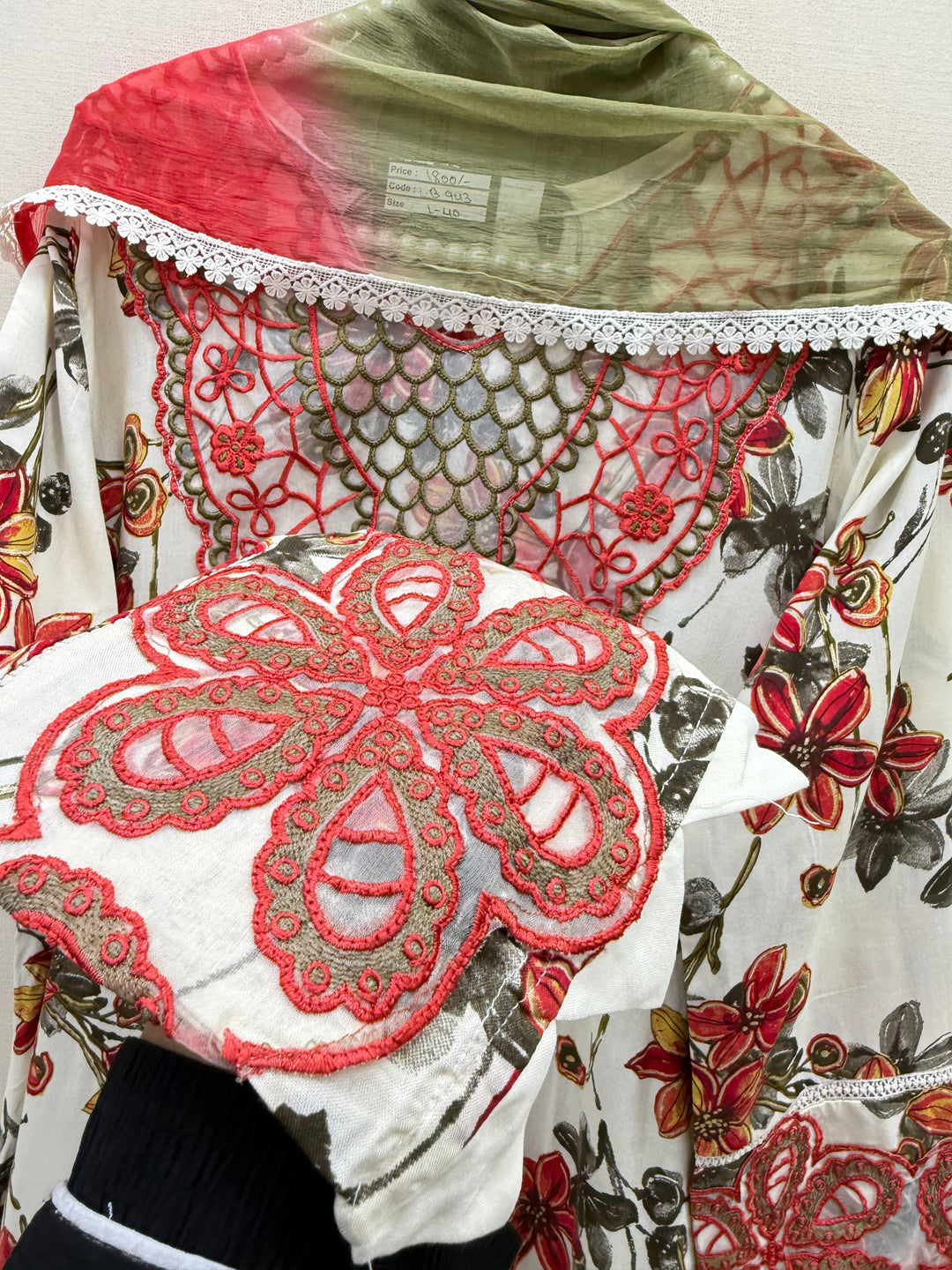 Pakistani cutwork suits
