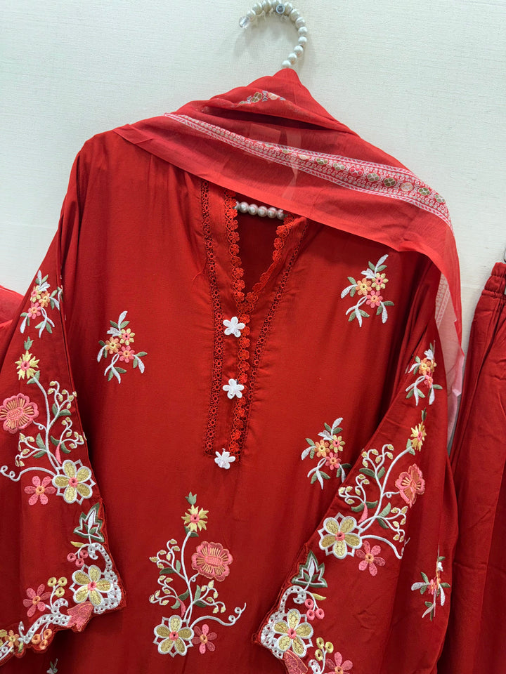 Embroidered Long Suits