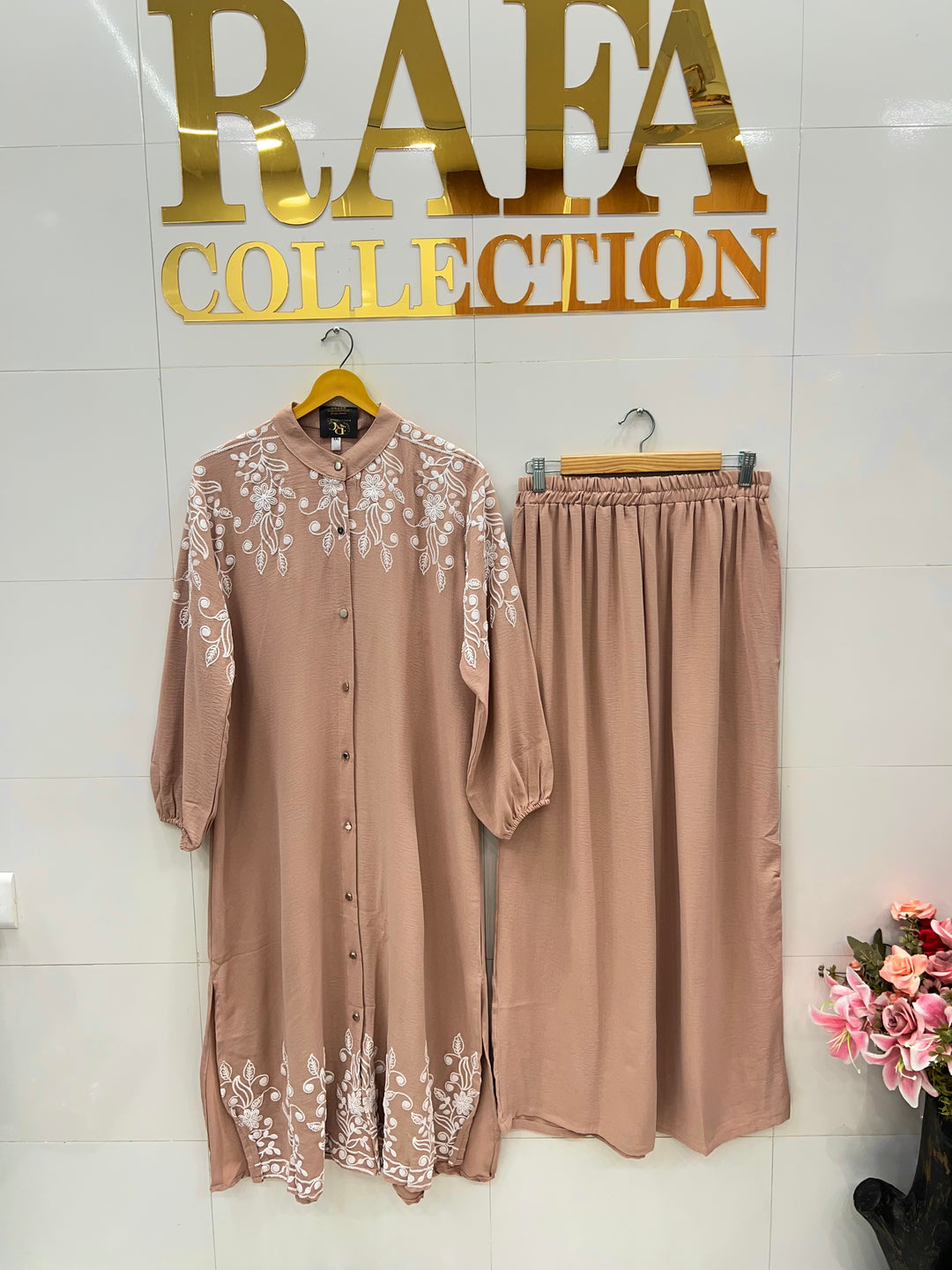 Imported crinkle Co-ord sets 2841