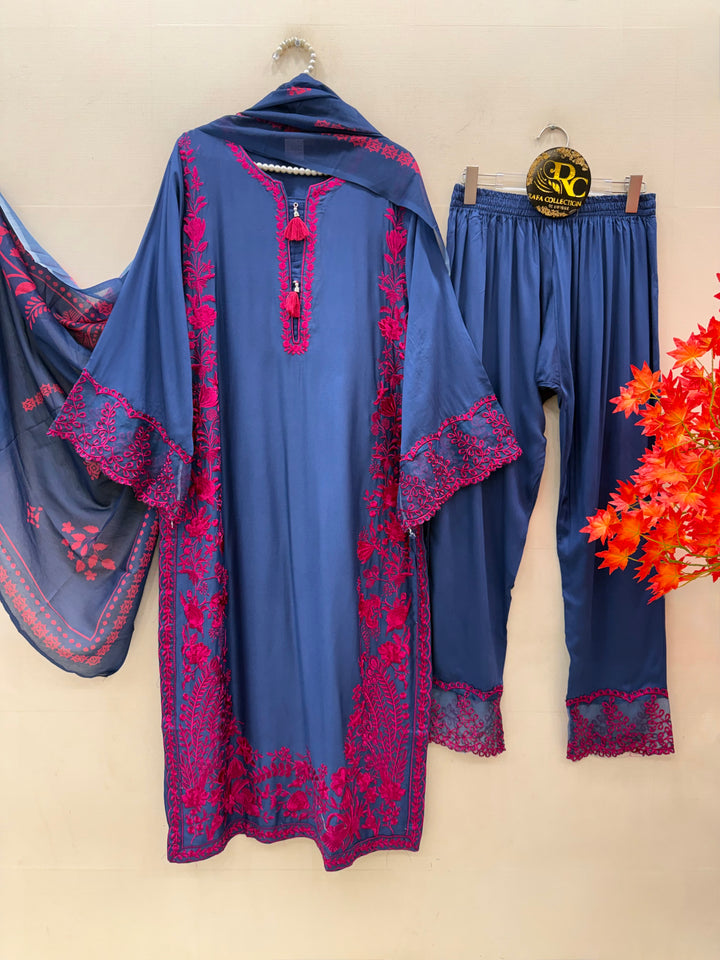 Embroidered Long Suits