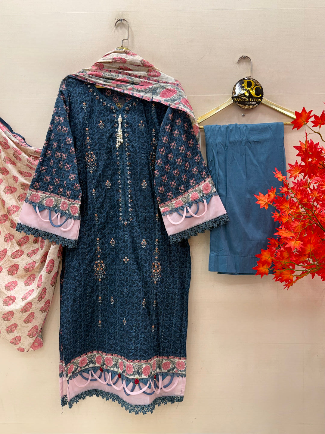 Cotton Embroidered Suits