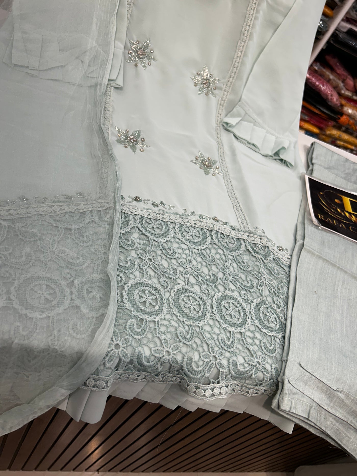 Handwork Kurti Pant Set 325