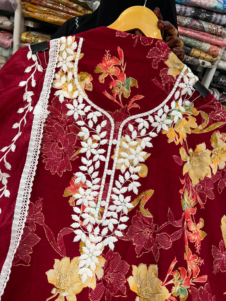 Lucknawi Unstitched suit