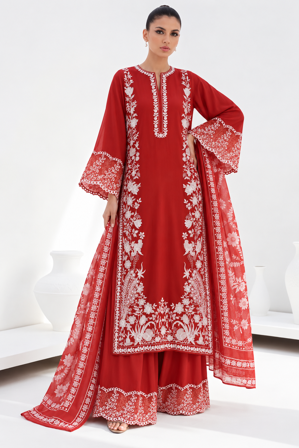 Embroidered Long Suits