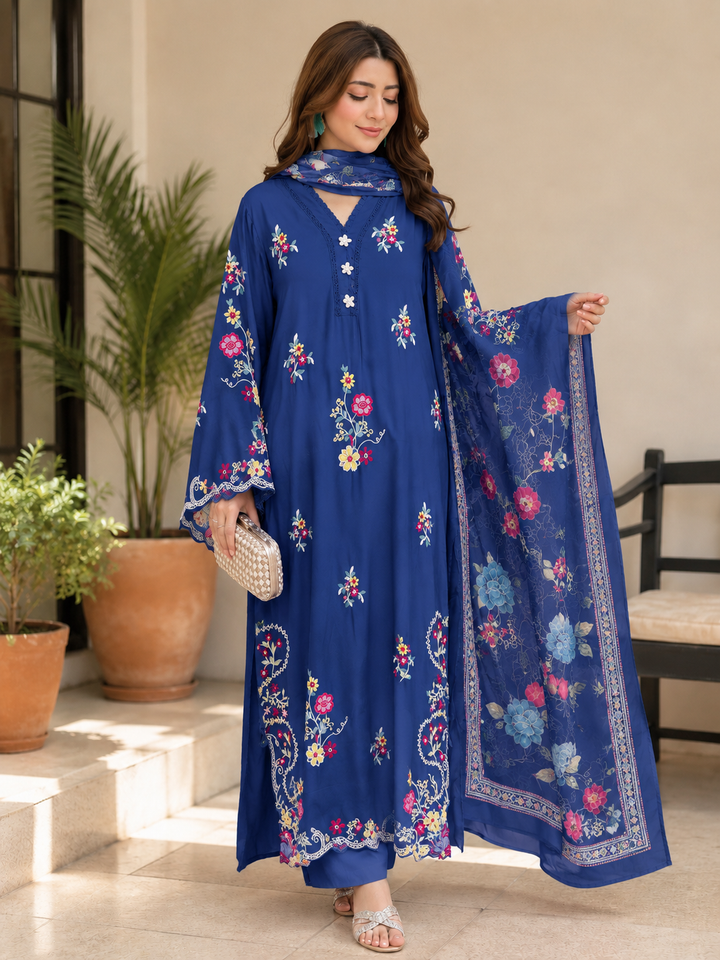Embroidered pakistani Long kaftans
