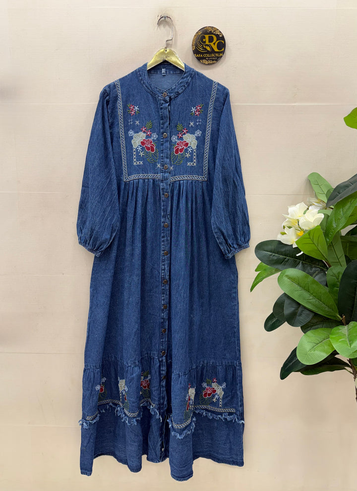 Denim Long Gown’s