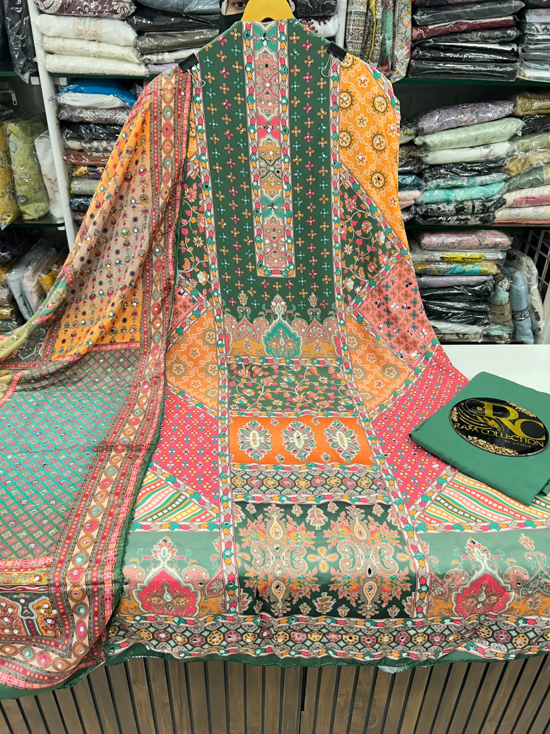 MULTI COLOUR UNSTICH SUIT