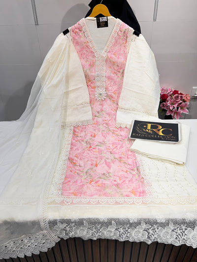 Cotton unstitched suit 672704