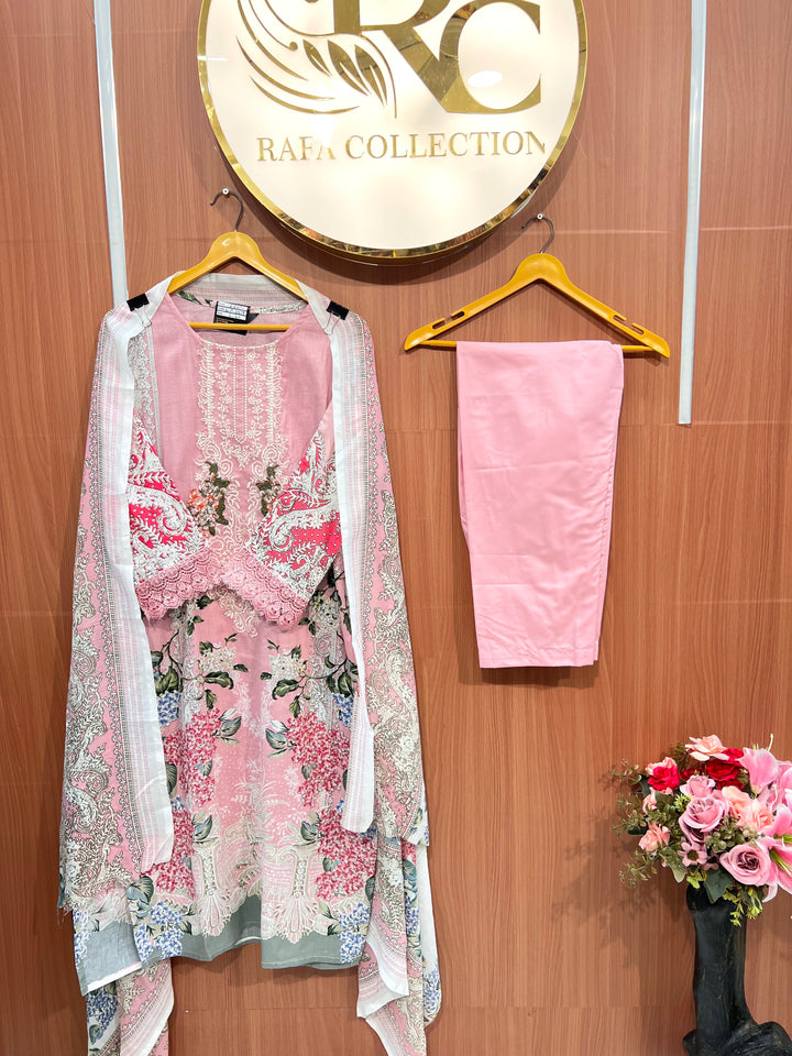 Pakistani patch work suit 2519