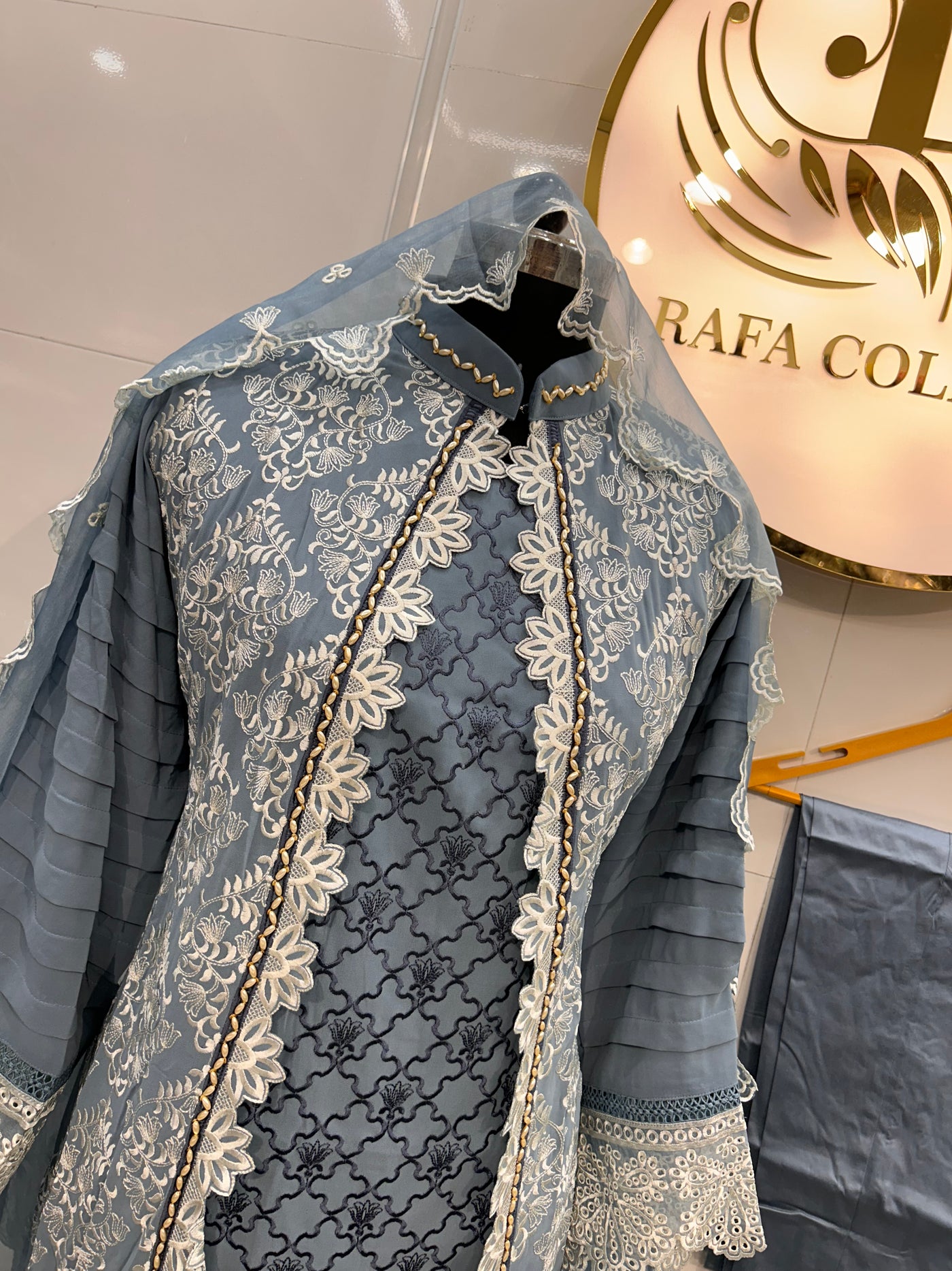 GEORGETTE JACKET SUIT  1184
