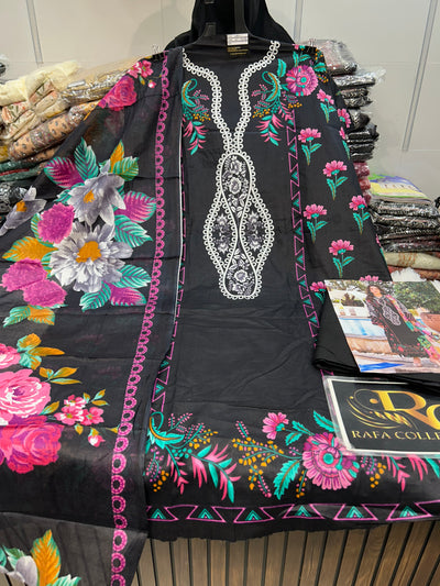 Cotton pakistani Unstitch Suit 1363